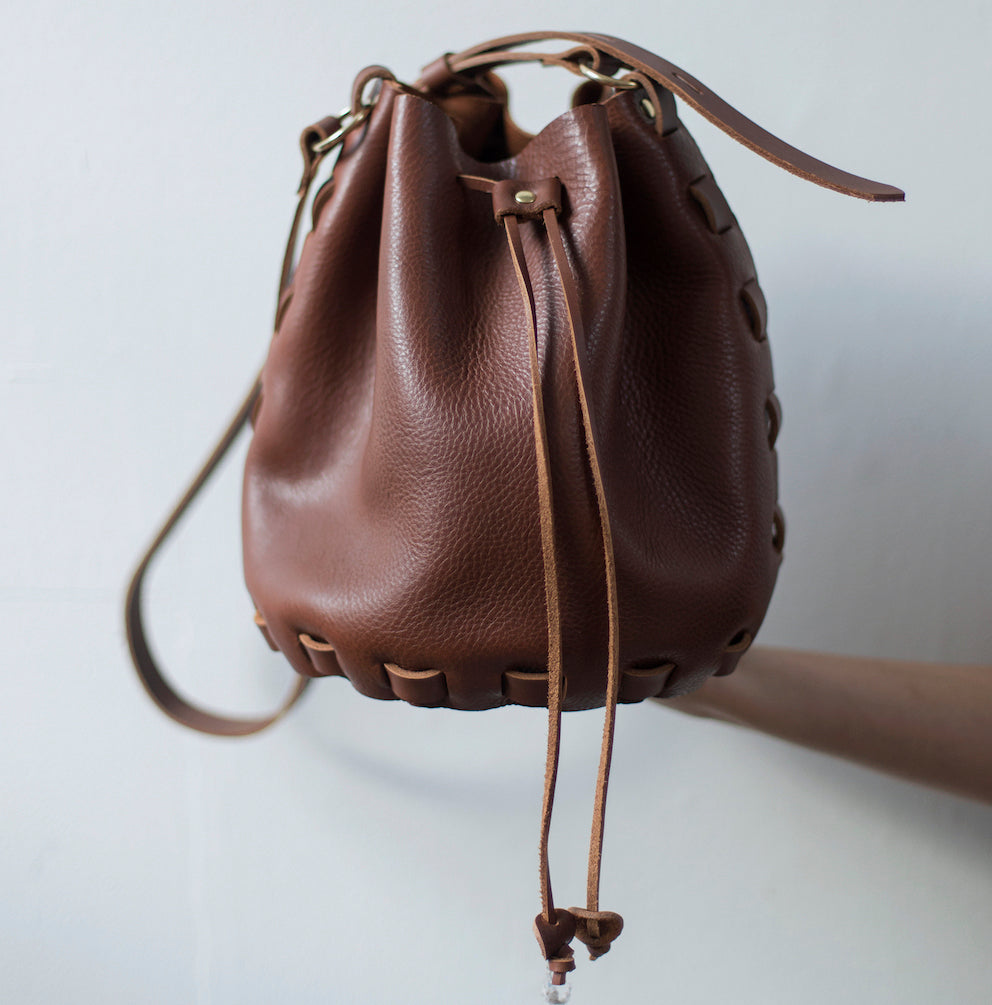 Fashion Leather Bucket Bag DIY Kit | Make A Bucket Bag