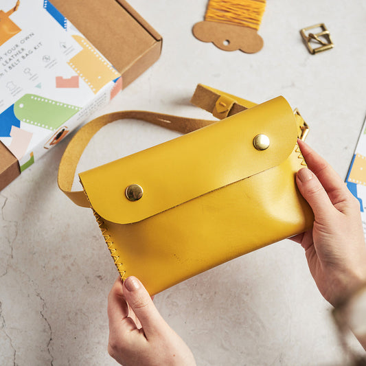 DIY Leather Bag Kits - bag making kit to make at home – Hands of Tym